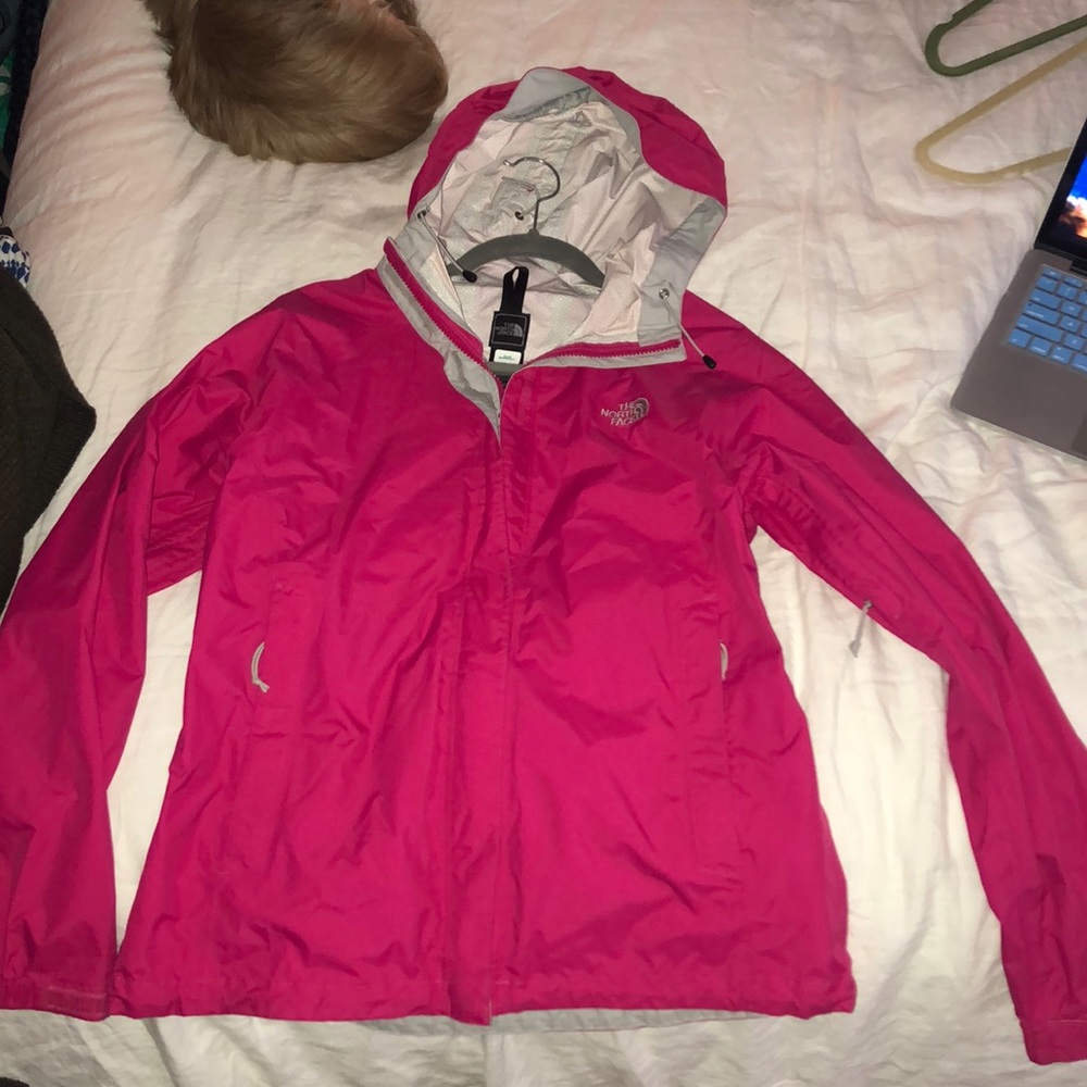 The North Face rain jacket